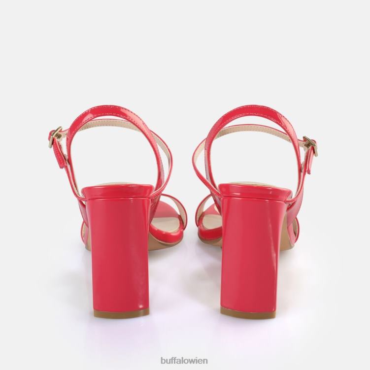 bei Buffalo Jeans-Sandalen mit Absatz, vegan dunkelpink 0FX4841 |Sandalen