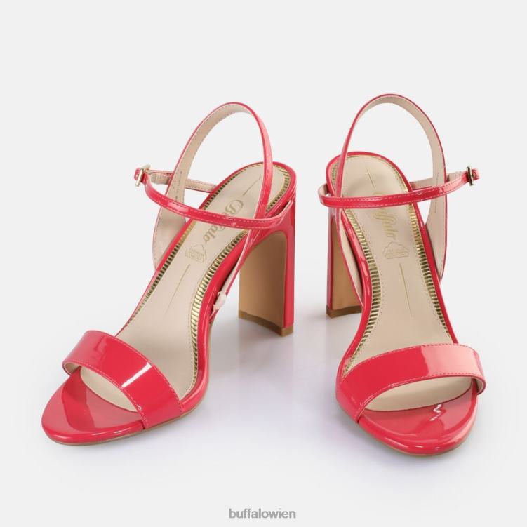 bei Buffalo Jeans-Sandalen mit Absatz, vegan dunkelpink 0FX4841 |Sandalen