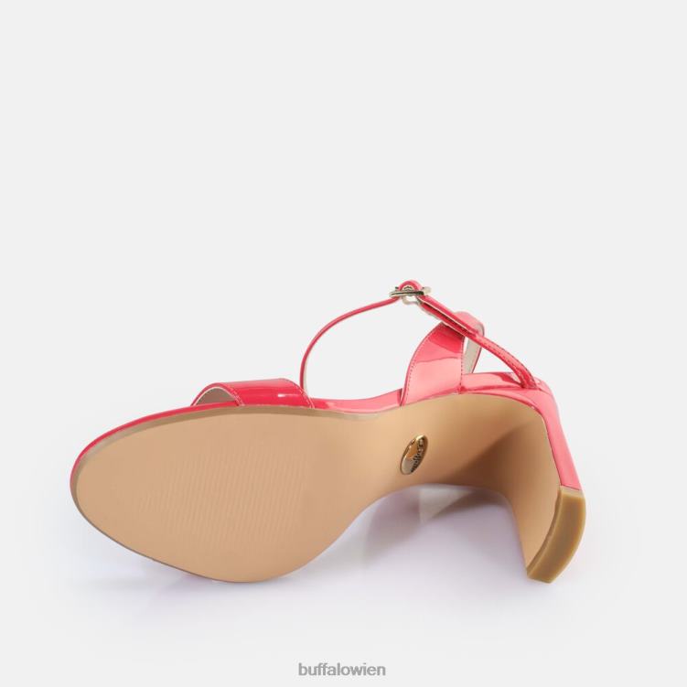 bei Buffalo Jeans-Sandalen mit Absatz, vegan dunkelpink 0FX4841 |Sandalen