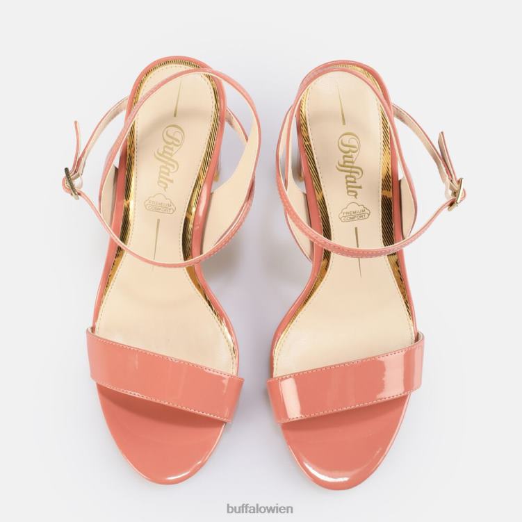 bei Buffalo Jeans-Sandalette mit Absatz, vegan Beere 0FX4838 |Sandalen