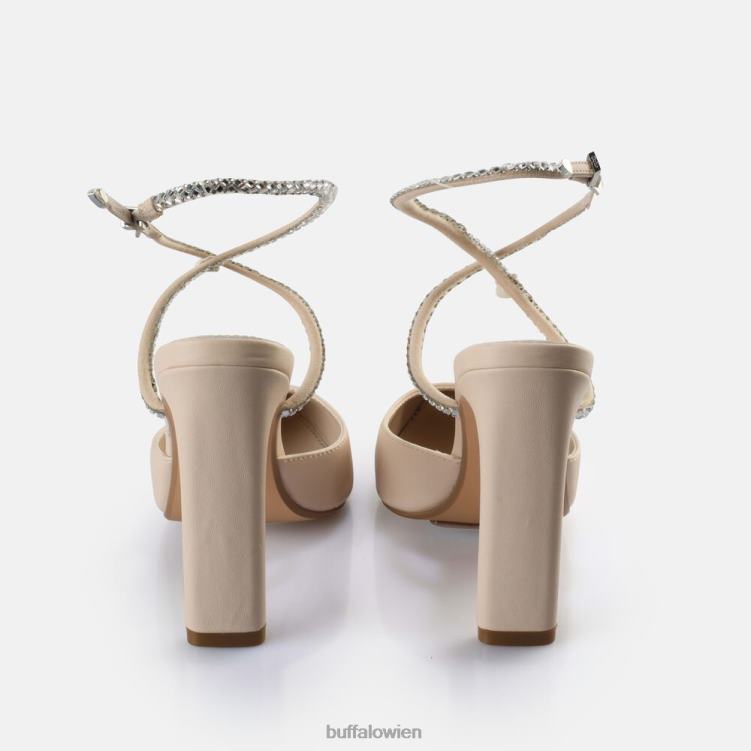 bei Buffalo Jolie Queen Sandaletten vegan Creme 0FX48329 |Sandalen