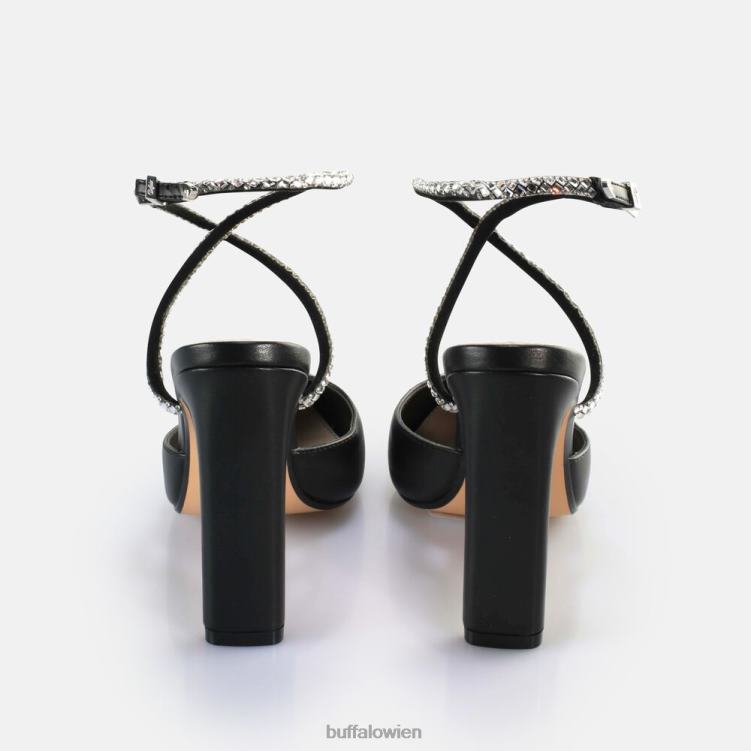 bei Buffalo Jolie Queen Sandaletten vegan Schwarz 0FX48328 |Sandalen