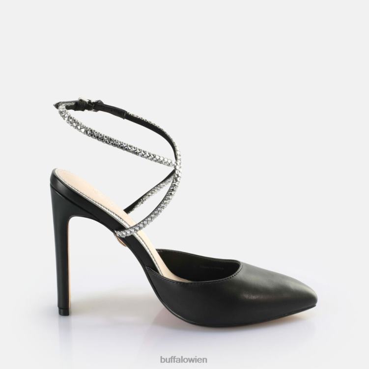 bei Buffalo Jolie Queen Sandaletten vegan Schwarz 0FX48328 |Sandalen