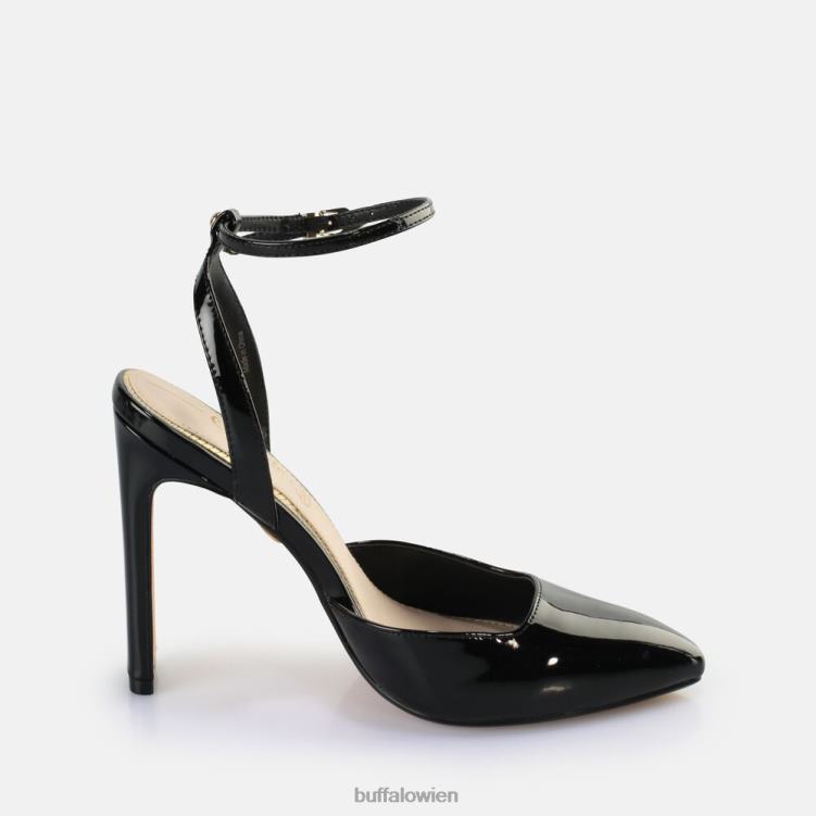 bei Buffalo Jolie Vamp Absatzsandalen vegan Schwarz 0FX48331 |Sandalen