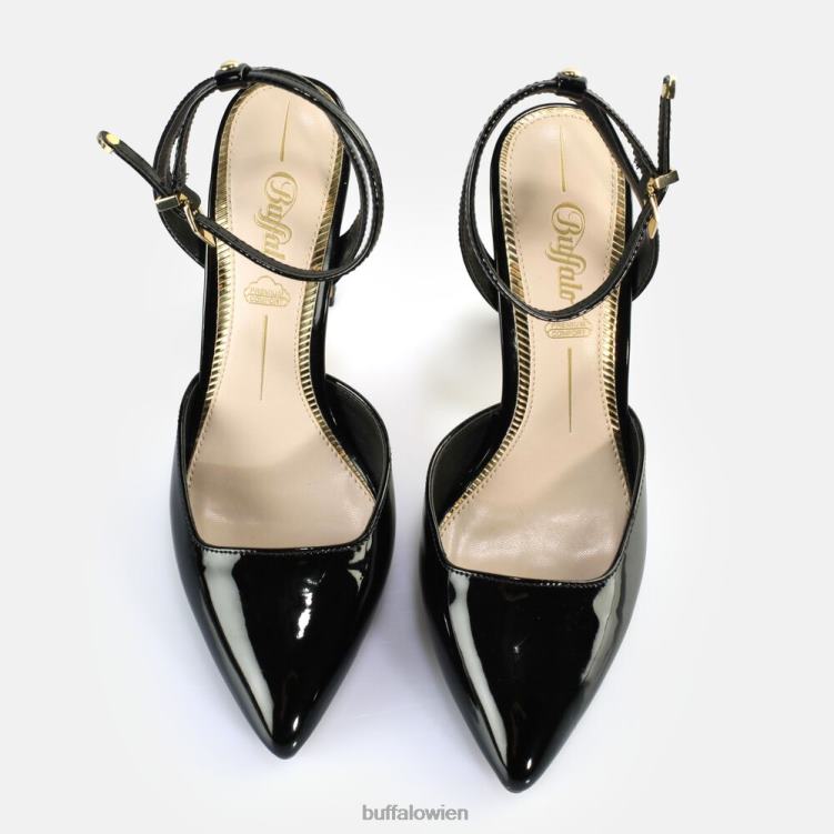 bei Buffalo Jolie Vamp Absatzsandalen vegan Schwarz 0FX48331 |Sandalen