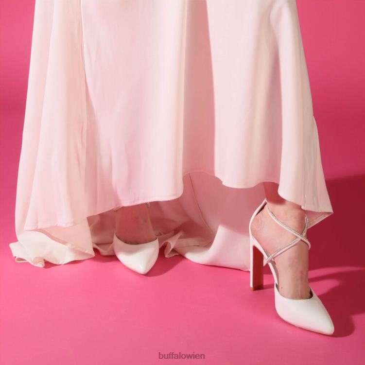 bei Buffalo Judy Shine-Sandalen mit Absatz Weiss 0FX48631 |Sandalen