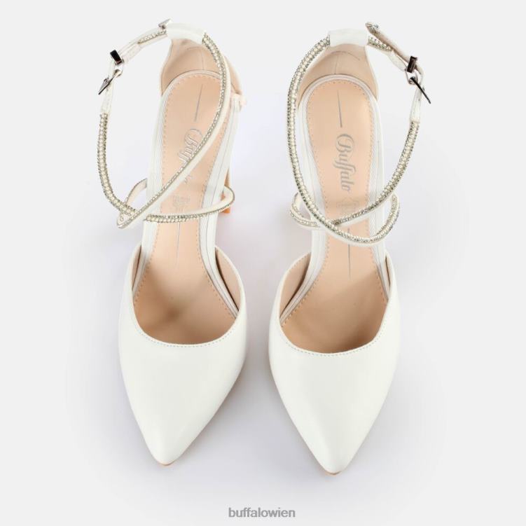 bei Buffalo Judy Shine-Sandalen mit Absatz Weiss 0FX48631 |Sandalen