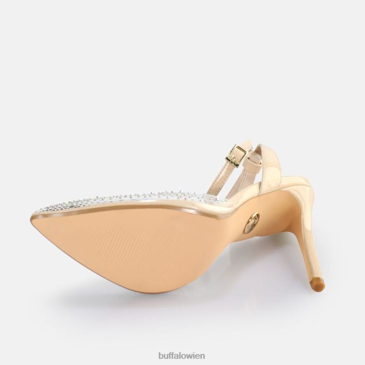 bei Buffalo Juliette Glam Sandale vegan transparent/creme 0FX48553 |Sandalen