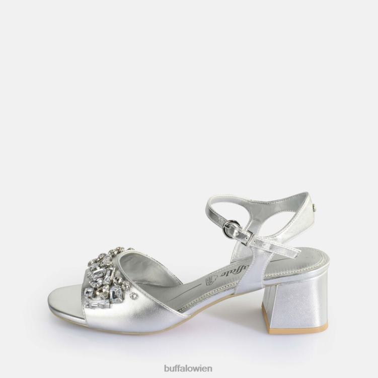 bei Buffalo Lilly Ice Sandaletten vegan Silber 0FX48503 |Sandalen