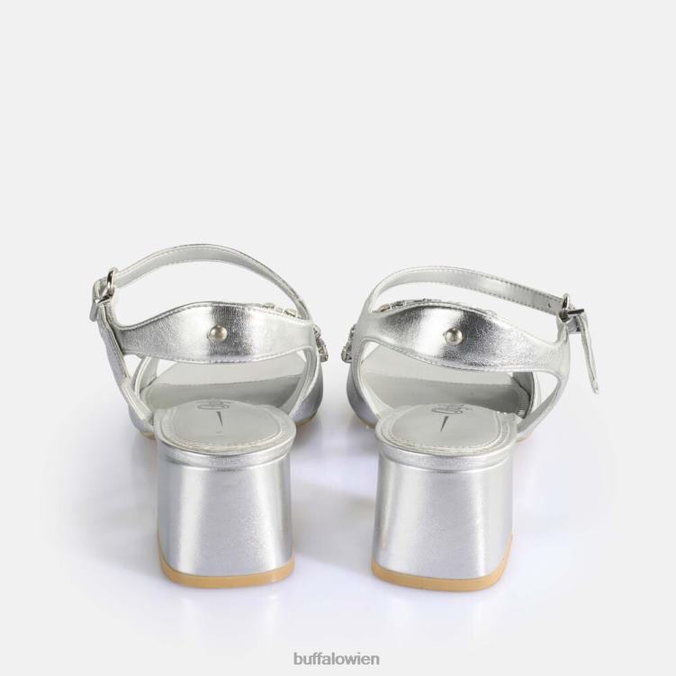 bei Buffalo Lilly Ice Sandaletten vegan Silber 0FX48503 |Sandalen