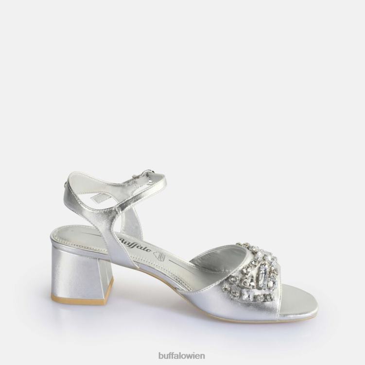 bei Buffalo Lilly Ice Sandaletten vegan Silber 0FX48503 |Sandalen