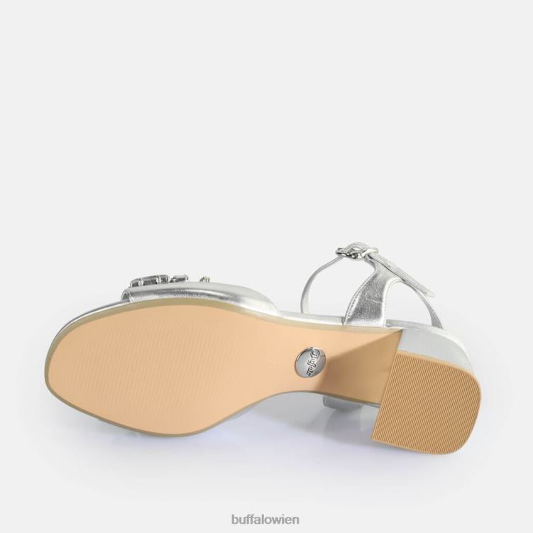 bei Buffalo Lilly Ice Sandaletten vegan Silber 0FX48503 |Sandalen