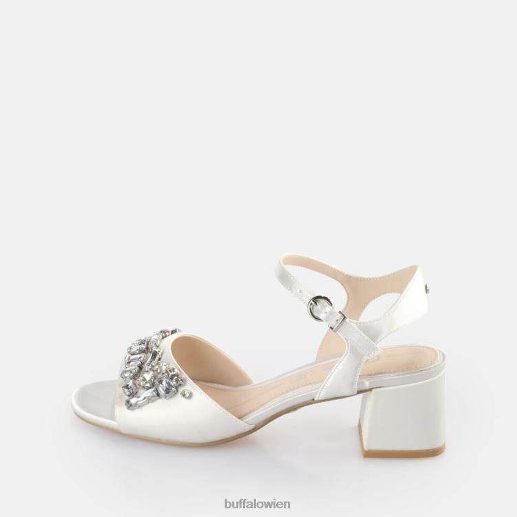 bei Buffalo Lucy Ice-Sandalen mit Absatz Elfenbein 0FX48454 |Sandalen