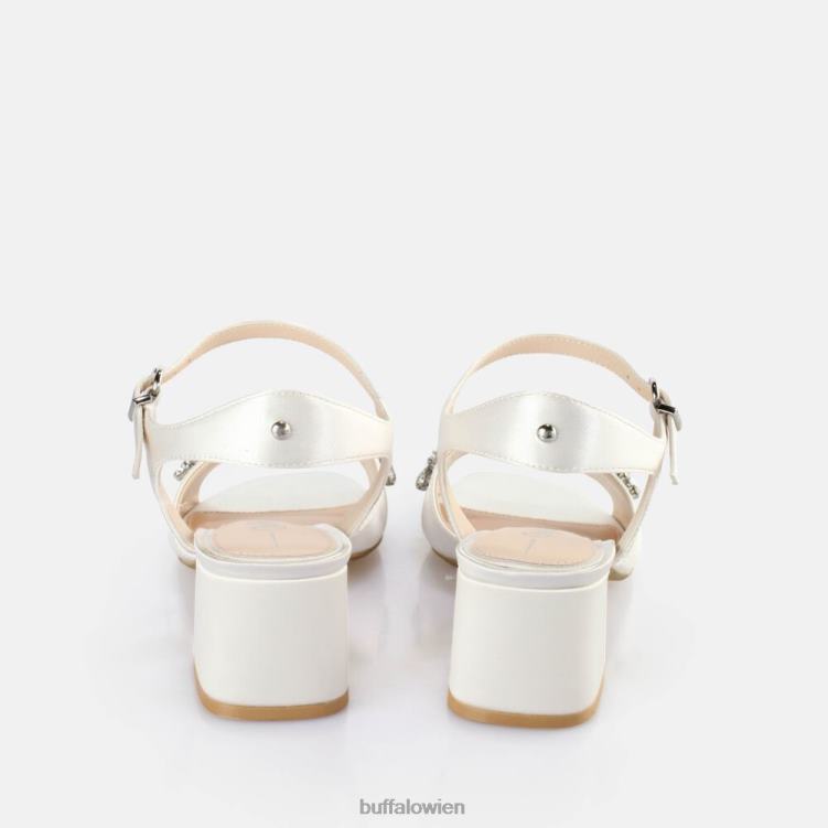 bei Buffalo Lucy Ice-Sandalen mit Absatz Elfenbein 0FX48454 |Sandalen