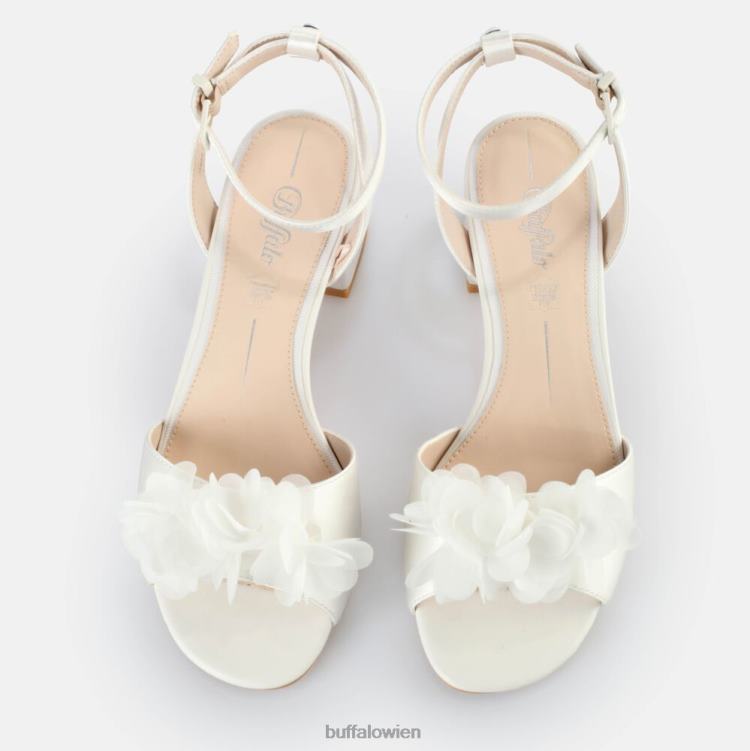 bei Buffalo Lucy Rose-Sandalen mit Absatz Elfenbein 0FX4811 |Sandalen