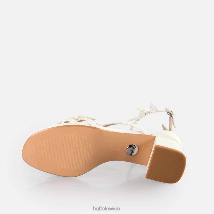 bei Buffalo Lucy-Sandalen mit Schmetterlingsabsatz Weiss 0FX48646 |Sandalen