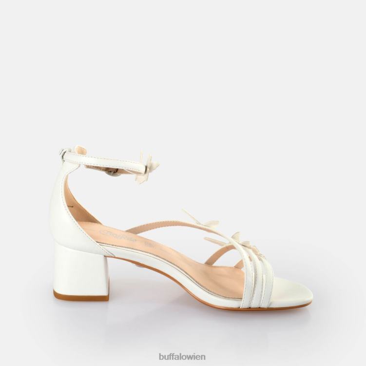 bei Buffalo Lucy-Sandalen mit Schmetterlingsabsatz Weiss 0FX48646 |Sandalen