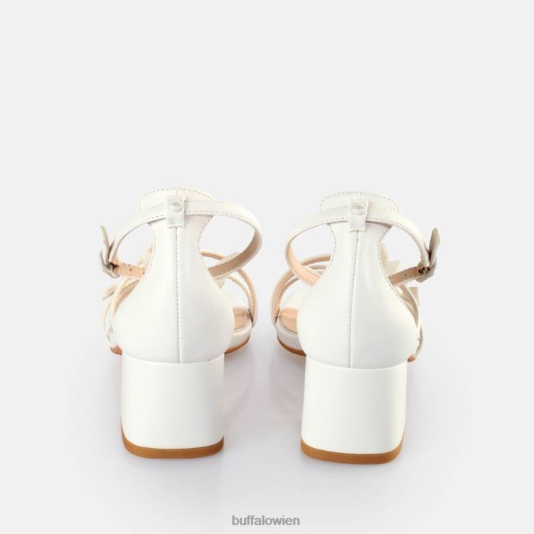bei Buffalo Lucy-Sandalen mit Schmetterlingsabsatz Weiss 0FX48646 |Sandalen