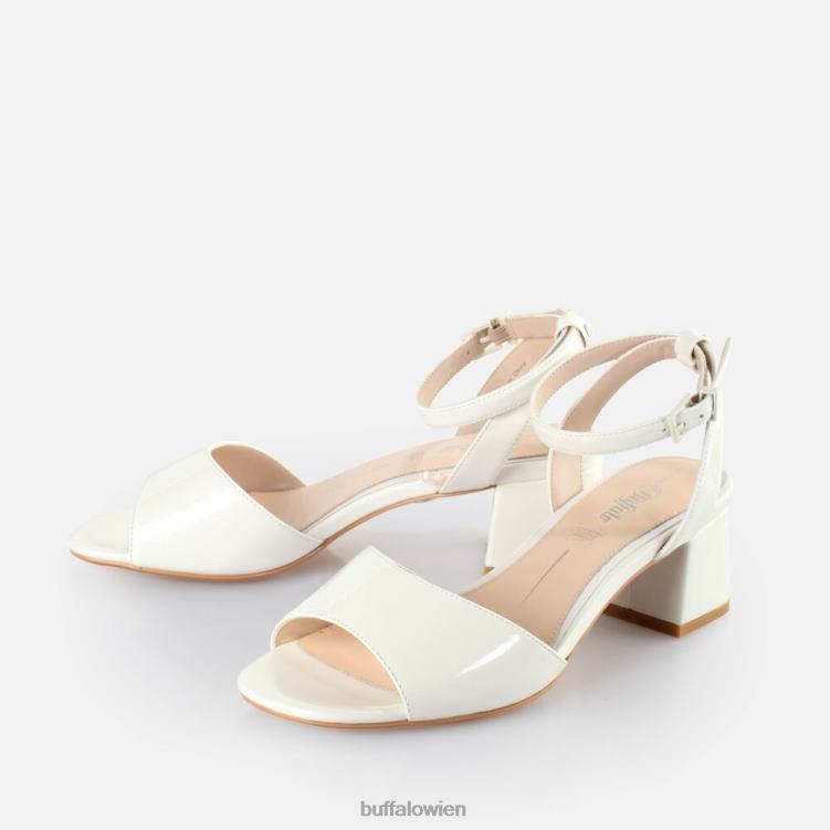 bei Buffalo Lucy schicke Sandaletten mit Absatz Weiss 0FX48356 |Sandalen