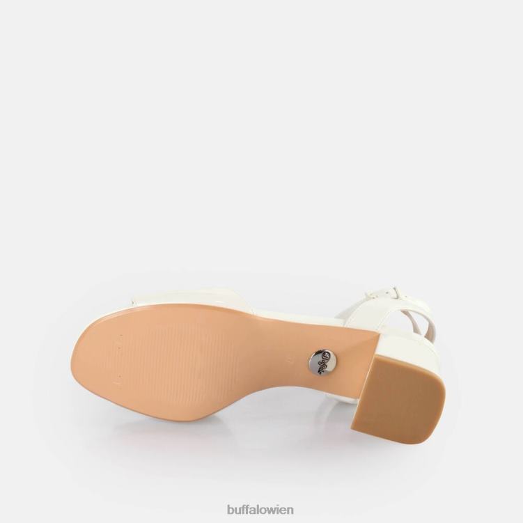 bei Buffalo Lucy schicke Sandaletten mit Absatz Weiss 0FX48356 |Sandalen