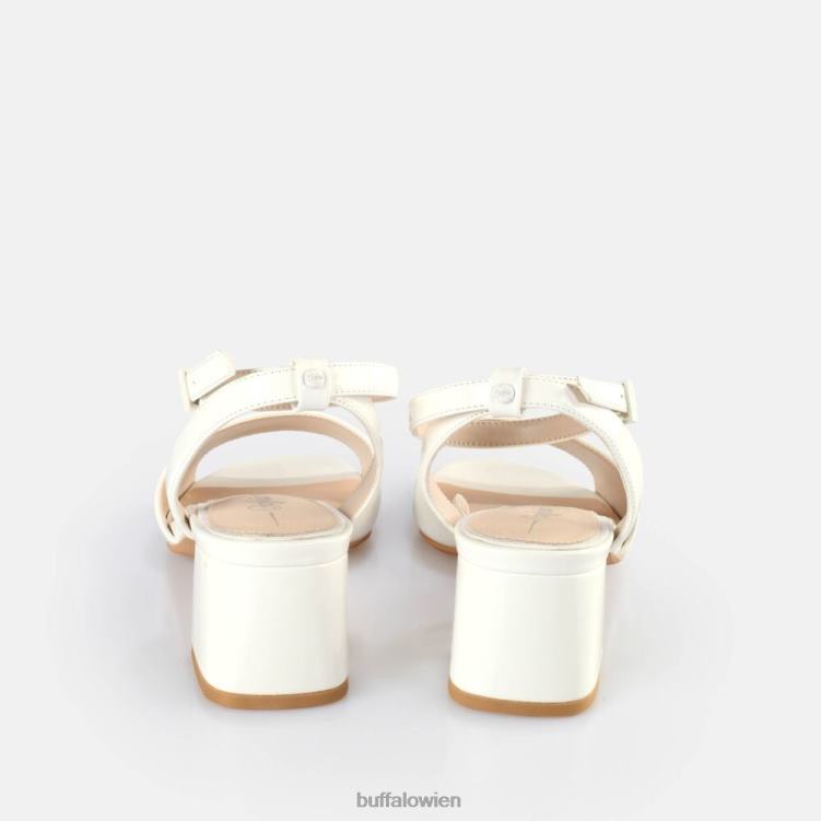bei Buffalo Lucy schicke Sandaletten mit Absatz Weiss 0FX48356 |Sandalen