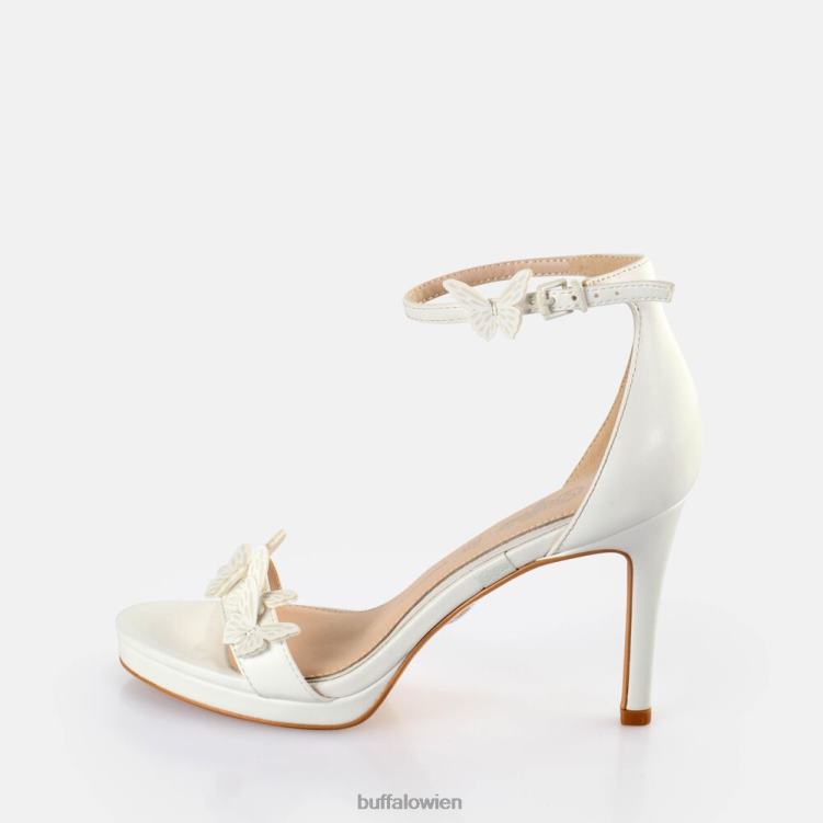 bei Buffalo Mary-Schmetterlingssandalen mit Absatz Weiss 0FX48278 |Sandalen