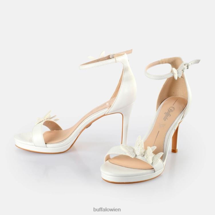 bei Buffalo Mary-Schmetterlingssandalen mit Absatz Weiss 0FX48278 |Sandalen