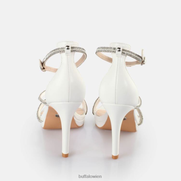 bei Buffalo Mary Shine-Sandalen mit Absatz Weiss 0FX48569 |Sandalen