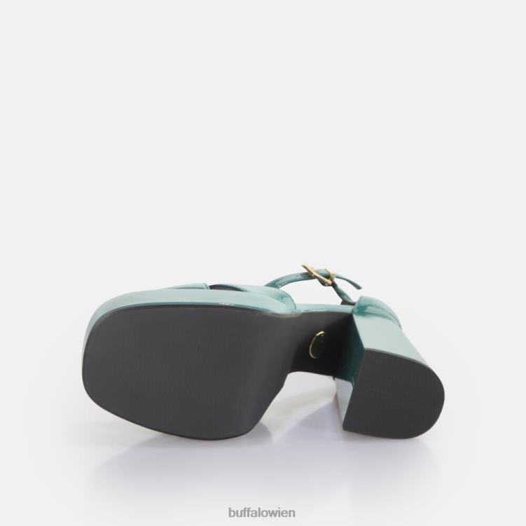 bei Buffalo May Cross-Sandaletten vegan Benzin 0FX48455 |Sandalen