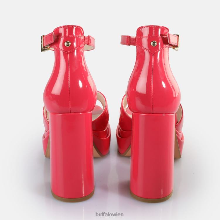 bei Buffalo May Cross-Sandaletten vegan heißes Rosa 0FX48527 |Sandalen