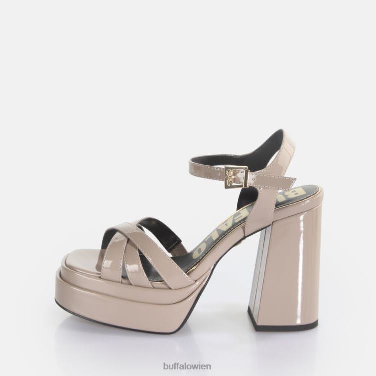 bei Buffalo May Donna Sandaletten vegan Taupe 0FX48325 |Sandalen