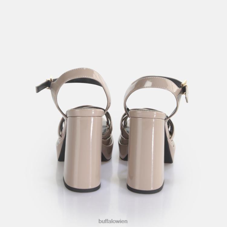 bei Buffalo May Donna Sandaletten vegan Taupe 0FX48325 |Sandalen