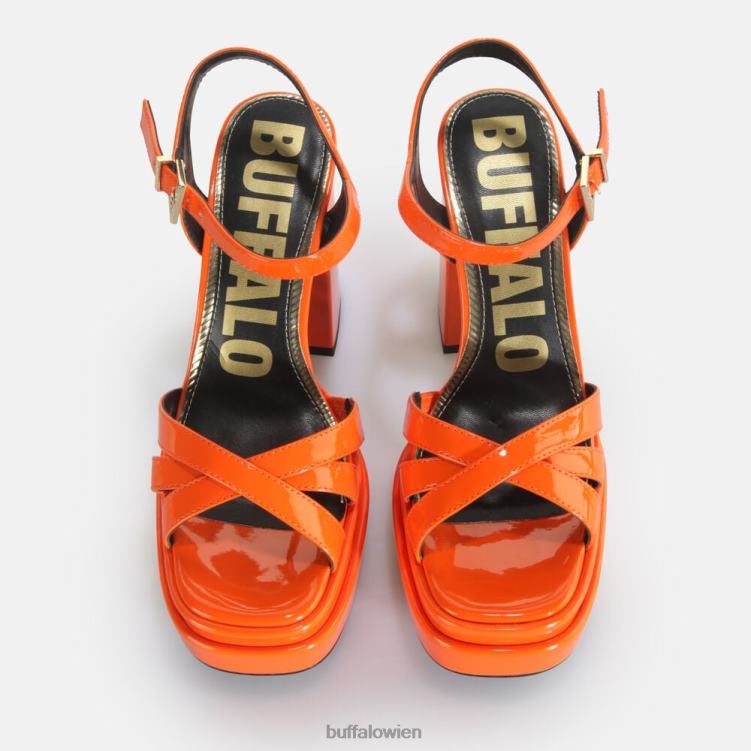 bei Buffalo May Donna Sandaletten vegan orange 0FX48326 |Sandalen