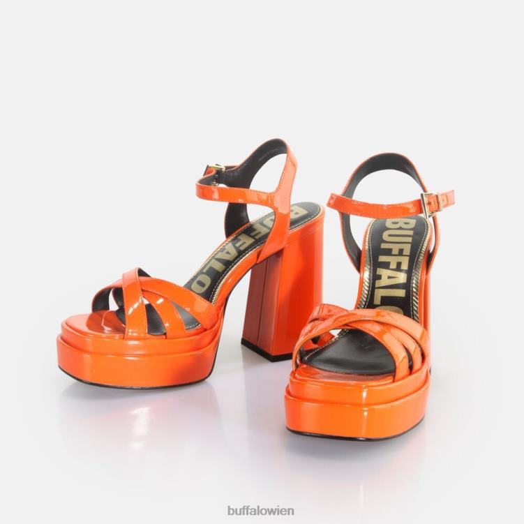 bei Buffalo May Donna Sandaletten vegan orange 0FX48326 |Sandalen