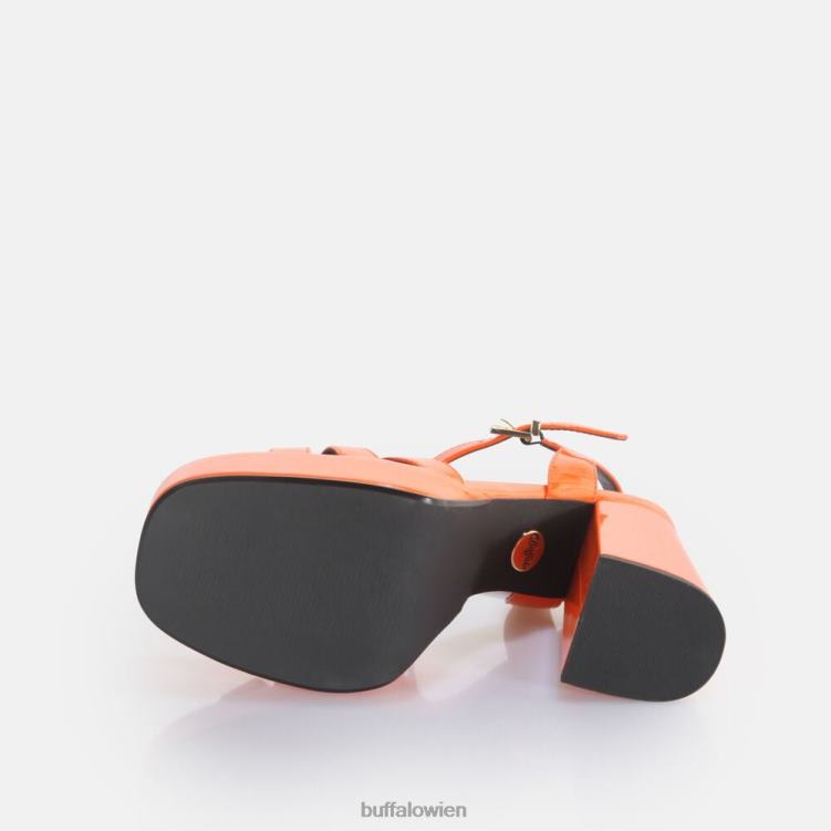 bei Buffalo May Donna Sandaletten vegan orange 0FX48326 |Sandalen