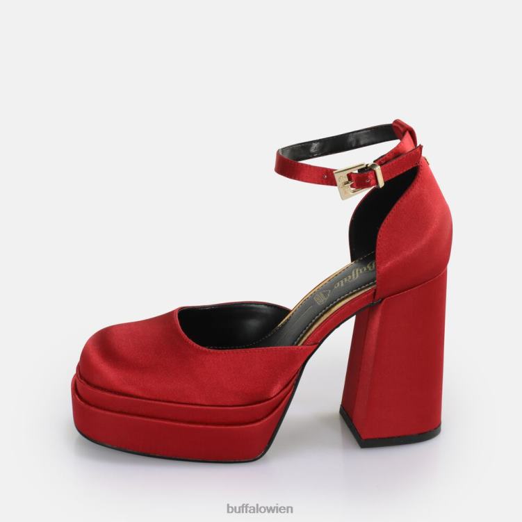 bei Buffalo May Dorsay Sandale vegan Rot 0FX48854 |Sandalen