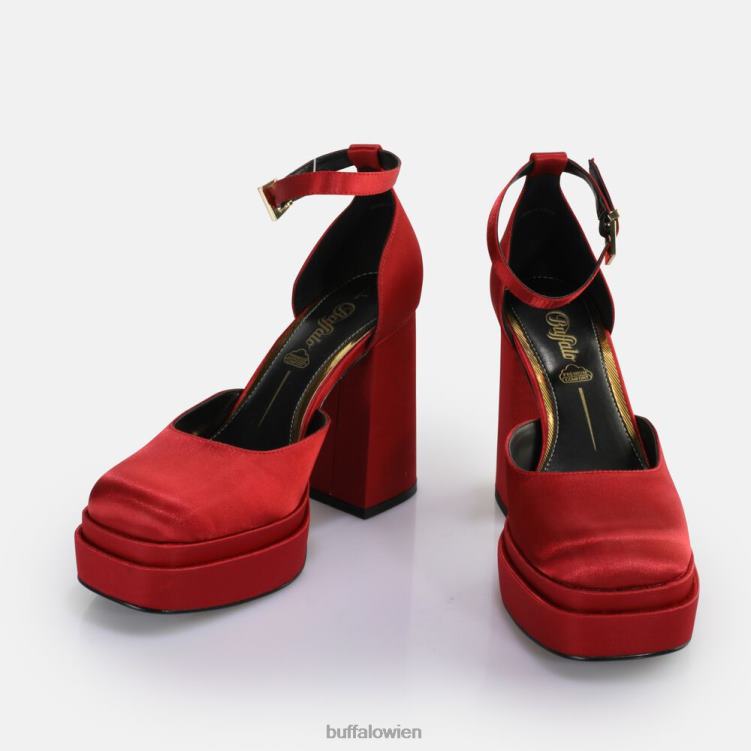 bei Buffalo May Dorsay Sandale vegan Rot 0FX48854 |Sandalen