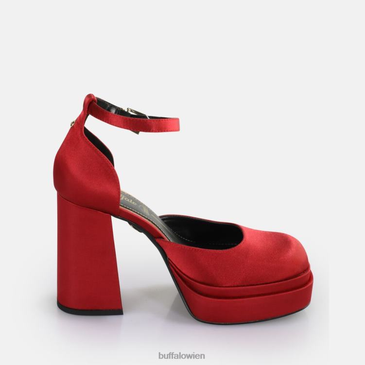 bei Buffalo May Dorsay Sandale vegan Rot 0FX48854 |Sandalen