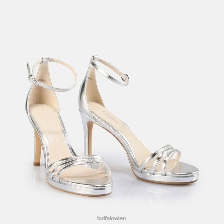 bei Buffalo Melissa 2 Sandale vegan Silber 0FX48214 |Sandalen
