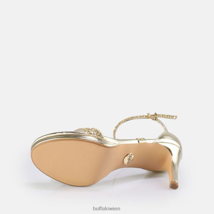 bei Buffalo Monroe 2 Sandale vegan Gold 0FX48228 |Sandalen