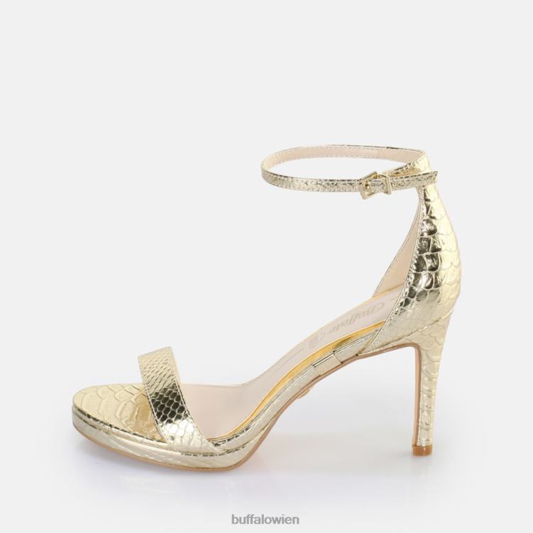 bei Buffalo Monroe 2 Sandale vegan Schlangengold 0FX48230 |Sandalen