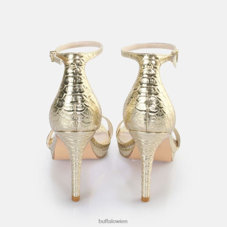 bei Buffalo Monroe 2 Sandale vegan Schlangengold 0FX48230 |Sandalen