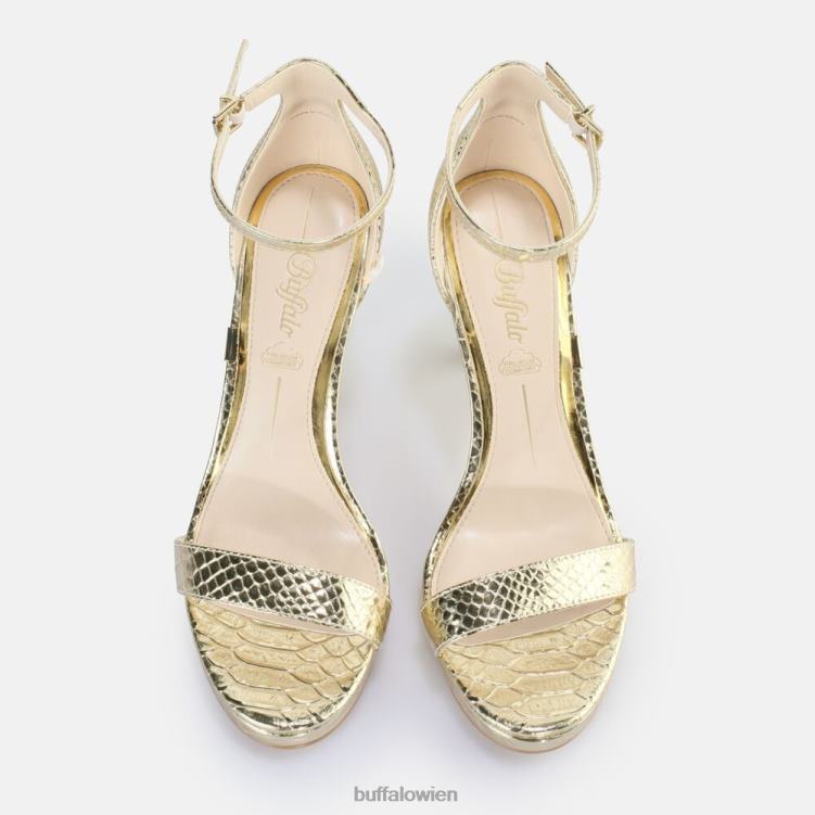 bei Buffalo Monroe 2 Sandale vegan Schlangengold 0FX48230 |Sandalen