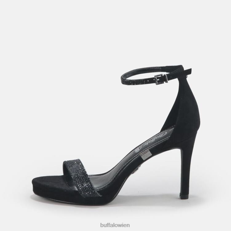 bei Buffalo Monroe 2 Sandale vegan Schwarz 0FX48223 |Sandalen
