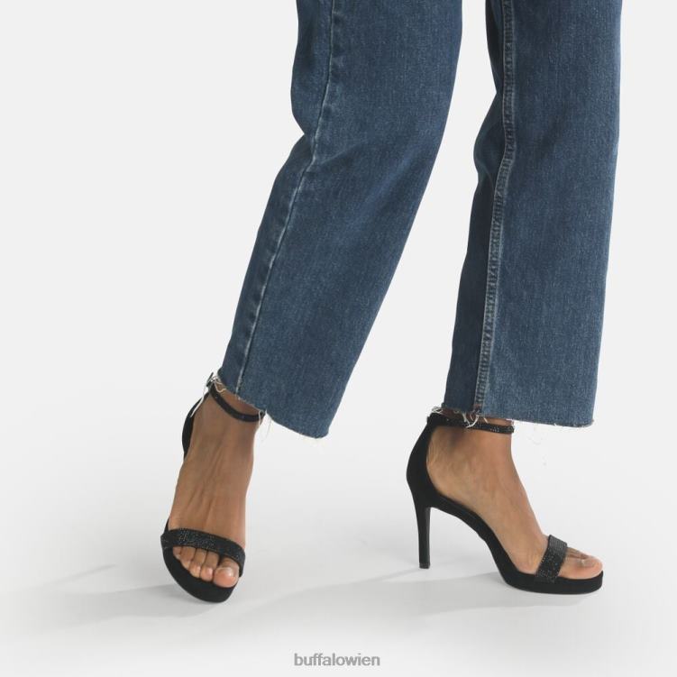 bei Buffalo Monroe 2 Sandale vegan Schwarz 0FX48223 |Sandalen