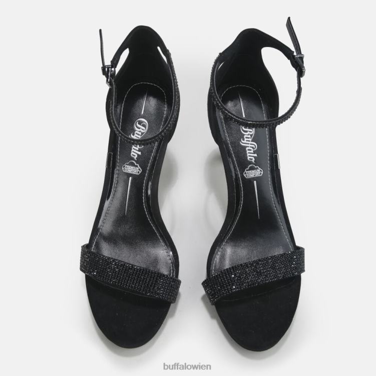 bei Buffalo Monroe 2 Sandale vegan Schwarz 0FX48223 |Sandalen
