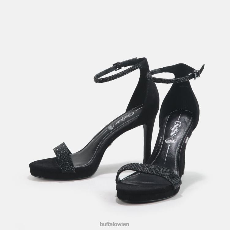 bei Buffalo Monroe 2 Sandale vegan Schwarz 0FX48223 |Sandalen