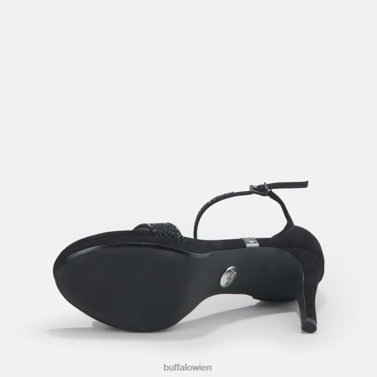 bei Buffalo Monroe 2 Sandale vegan Schwarz 0FX48223 |Sandalen