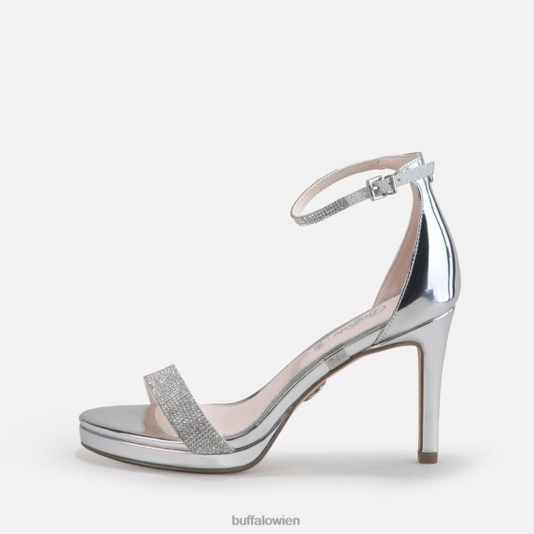 bei Buffalo Monroe 2 Sandale vegan Silber 0FX48224 |Sandalen