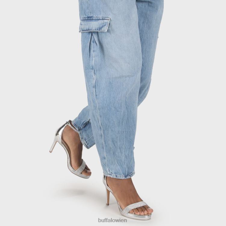 bei Buffalo Monroe 2 Sandale vegan Silber 0FX48224 |Sandalen